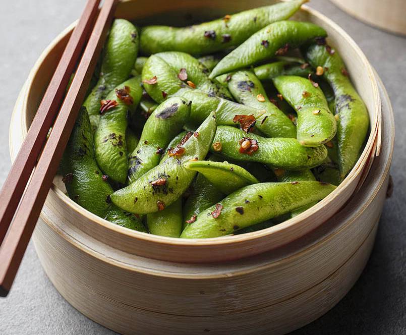 Chili Garlic Edamame
