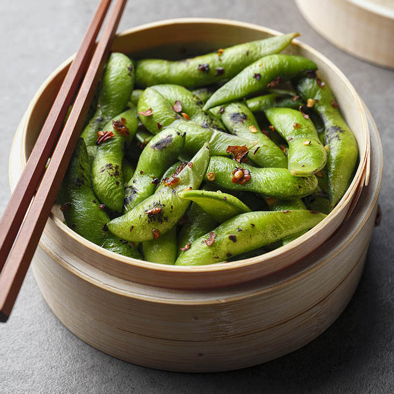 Chili Garlic Edamame