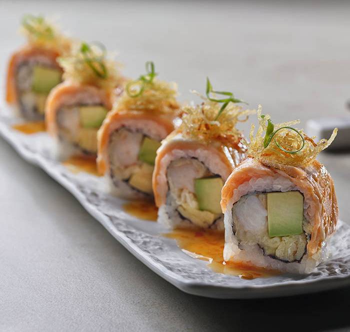 Crispy Torched Salmon