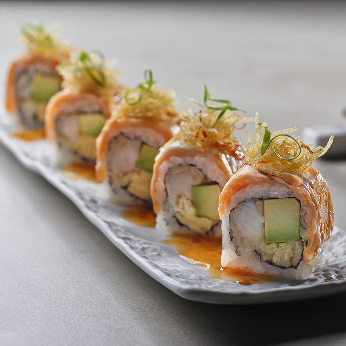 Crispy Torched Salmon