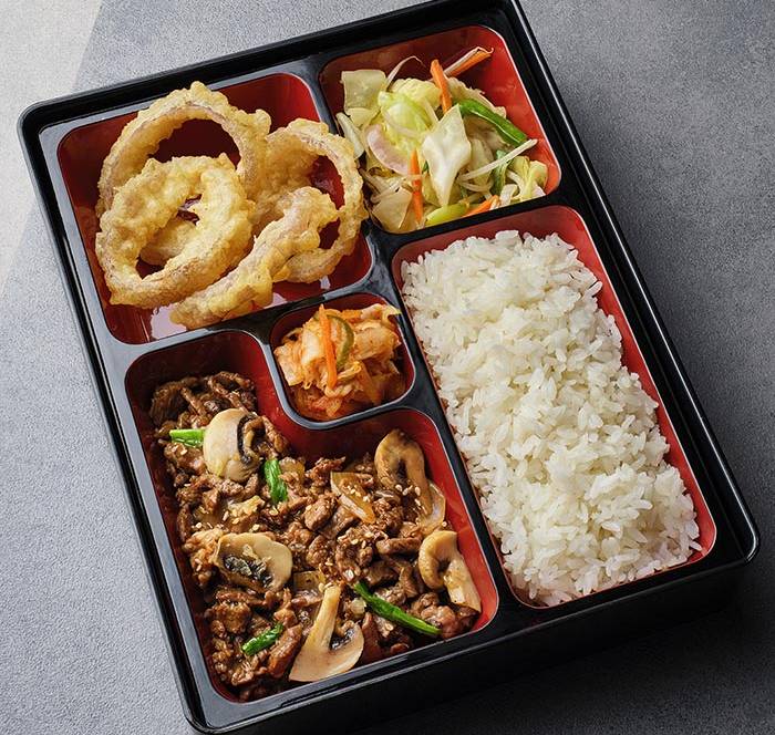 Peppered Beef Bento