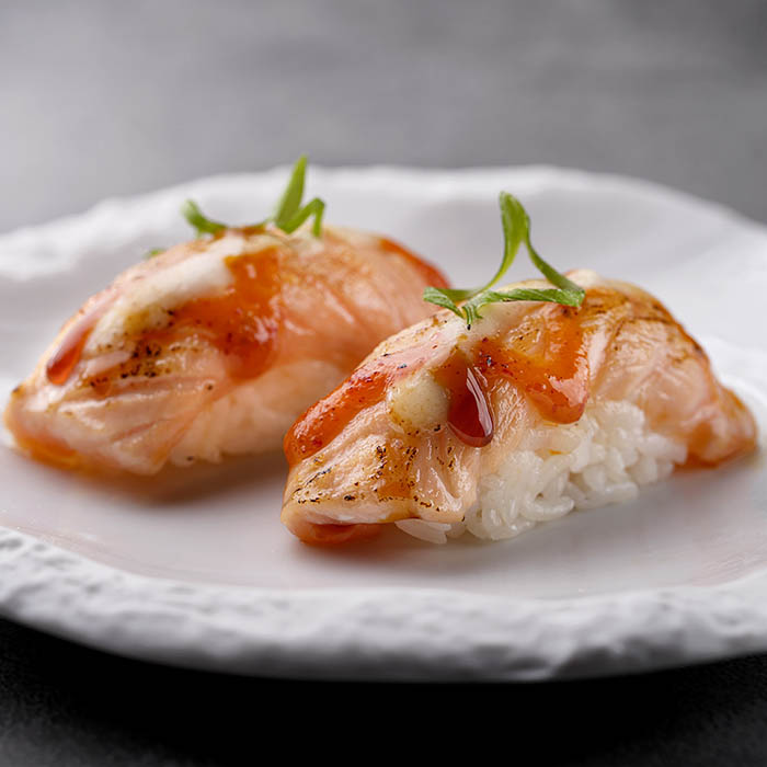 Torched Salmon Nigiri